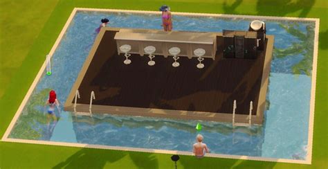 Sims 4 pool bar